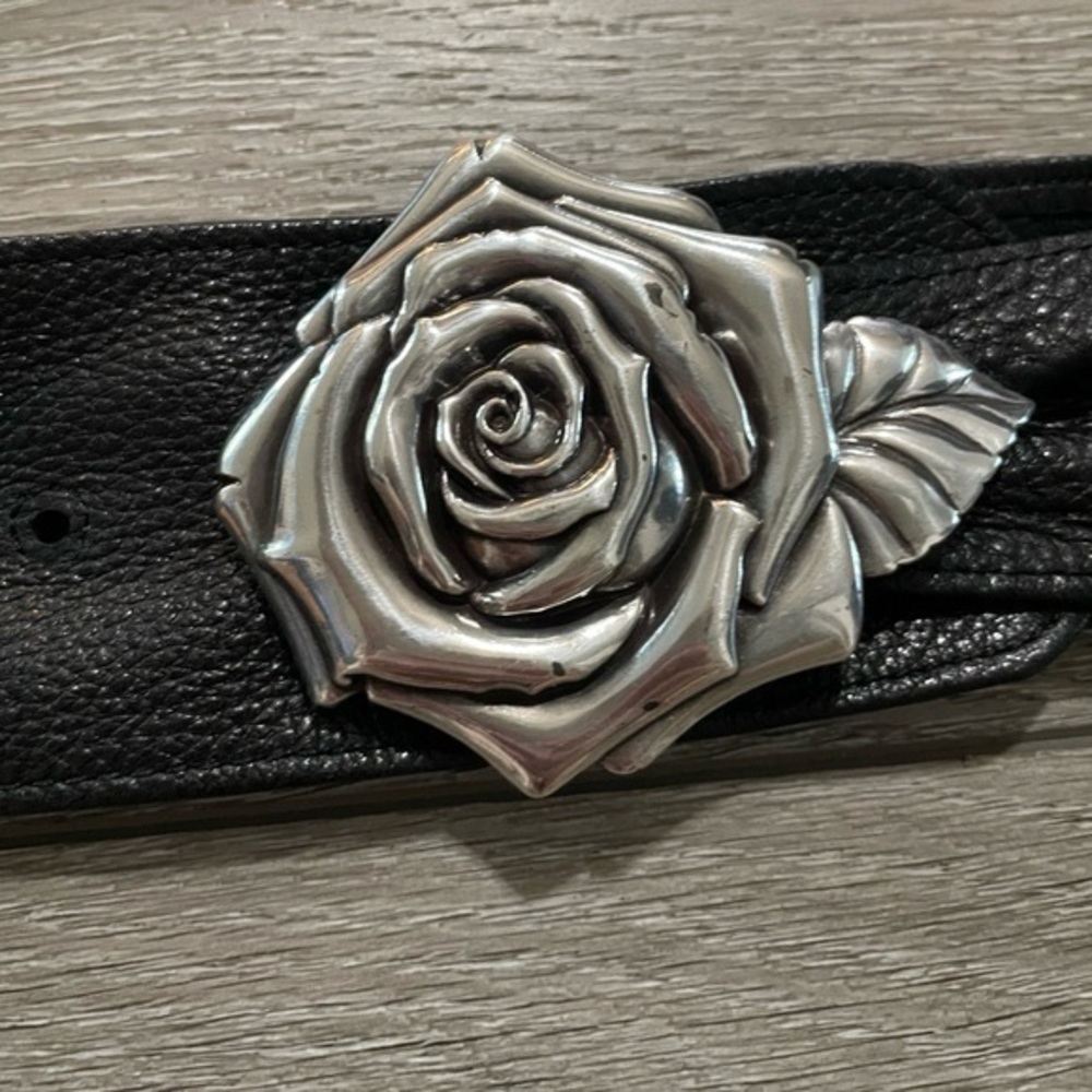 Brighton silver rose belt.
